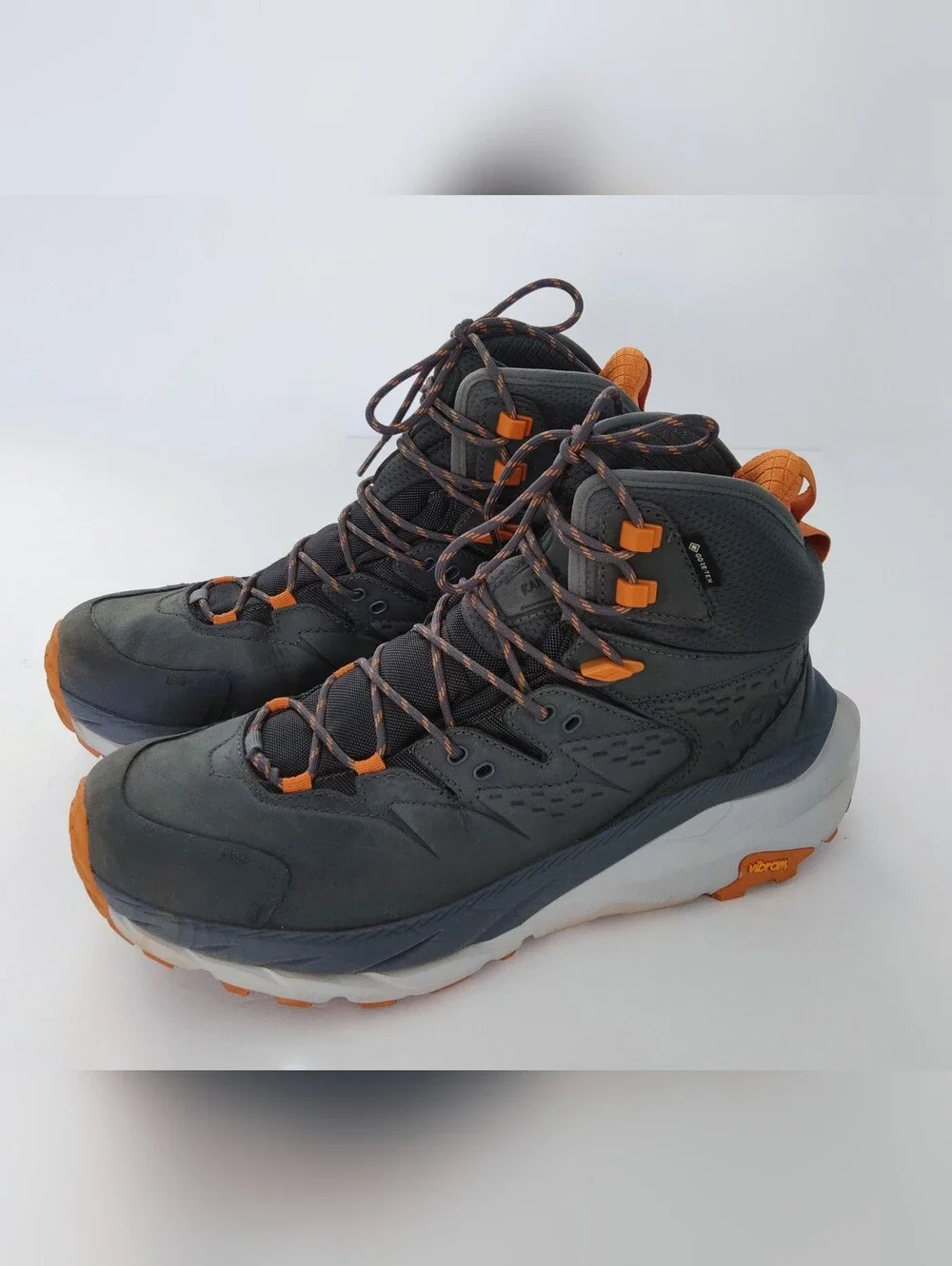 Hoka One One Kaha 2 Men's Gore-tex Waterproof Nubuc Leather Hiking Boots. 10.5 D